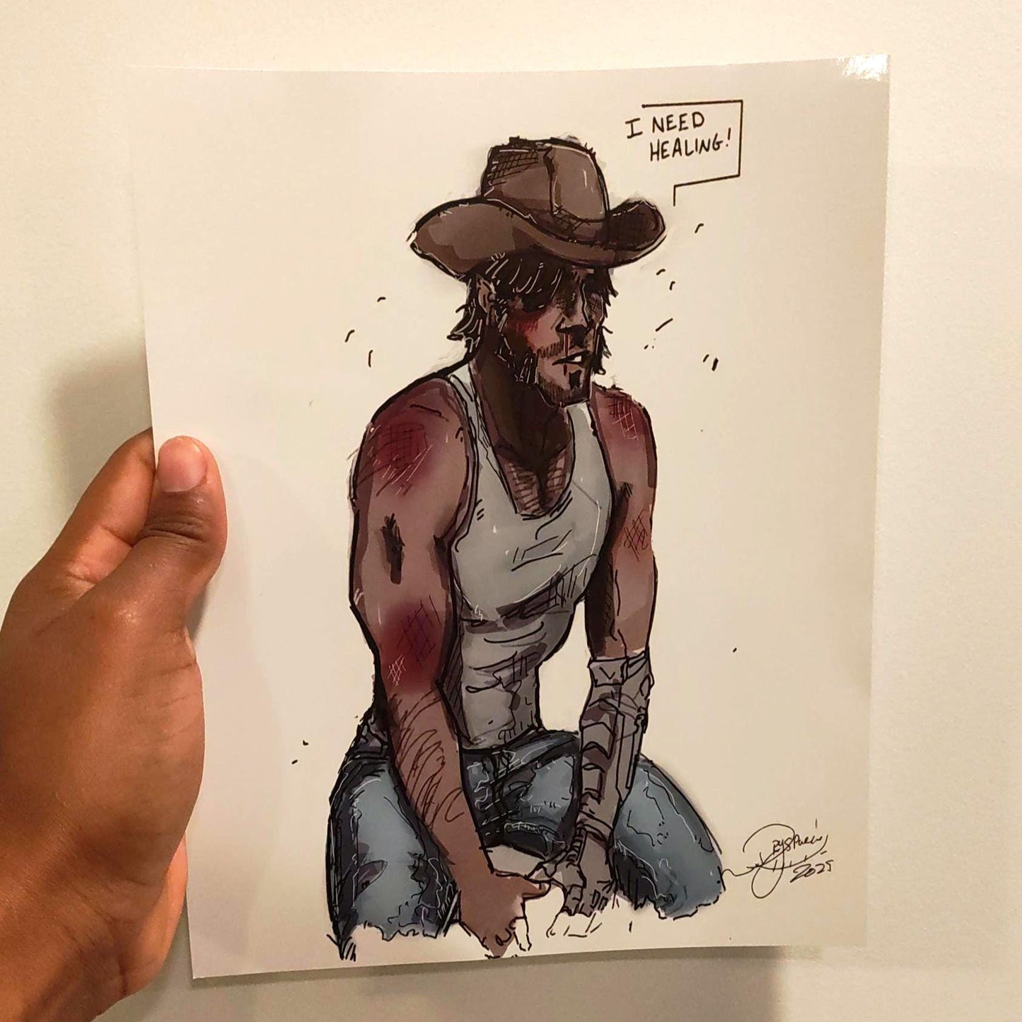 McCree Needs Healing – Overwatch Prints